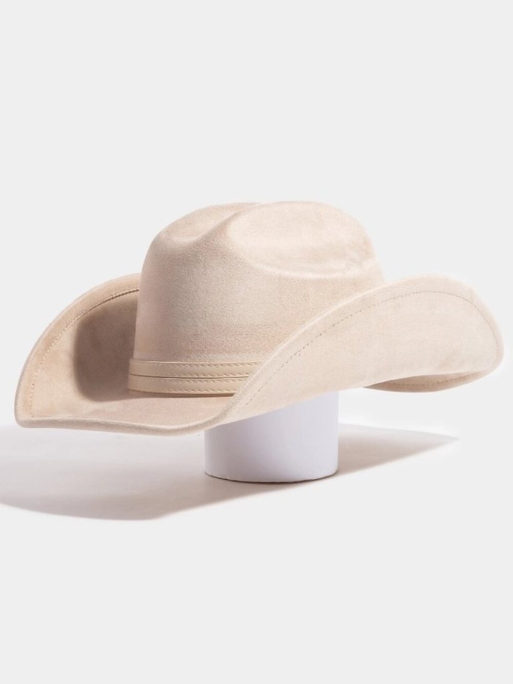 Hat Cowboy Western Double Belt Ivory NWT